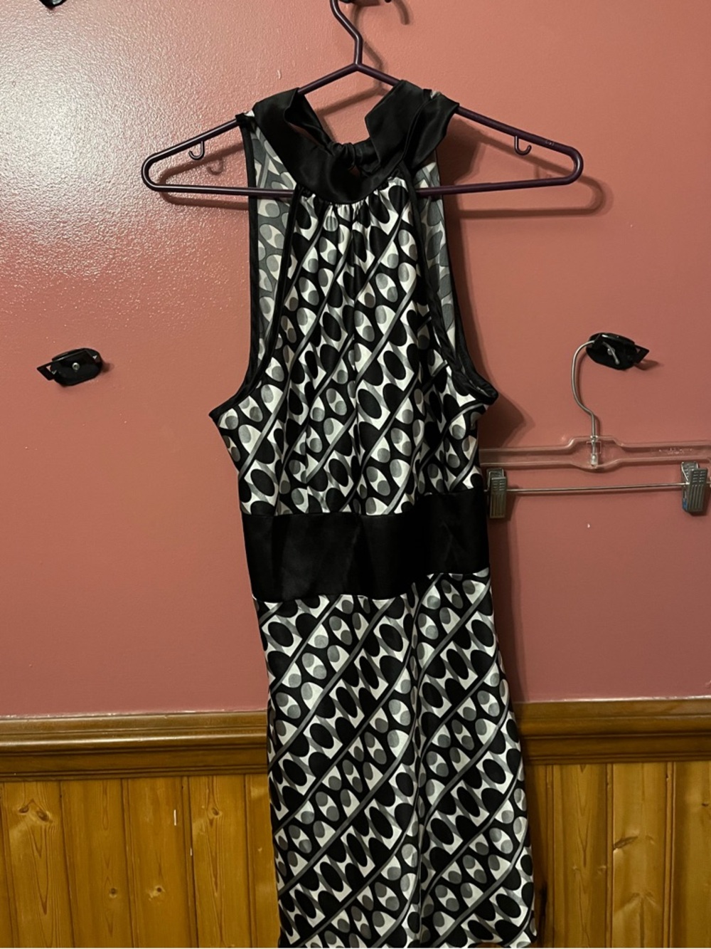 Smart Set Black & White Geometric top